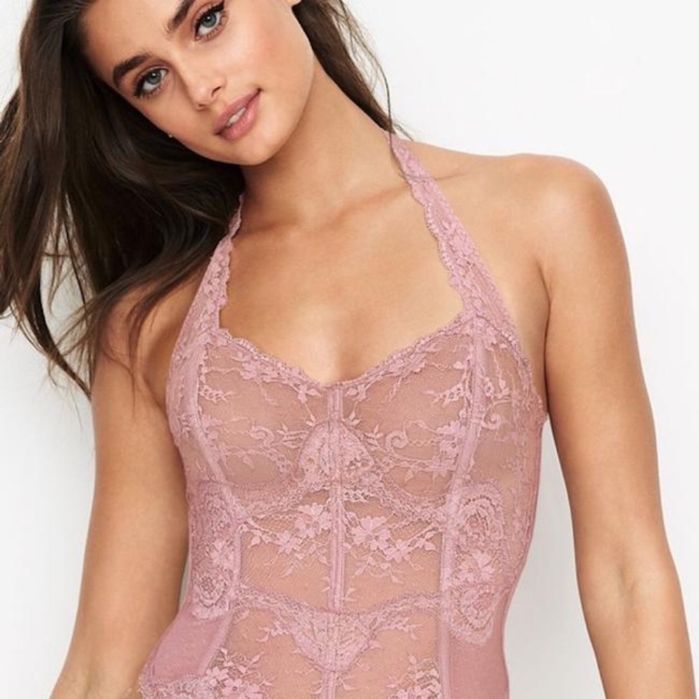 Victoria’s Secret Lace Halter Bustier